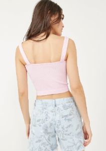 Free People Solid Rib Brami | Pink Sky sold by Bella Chic