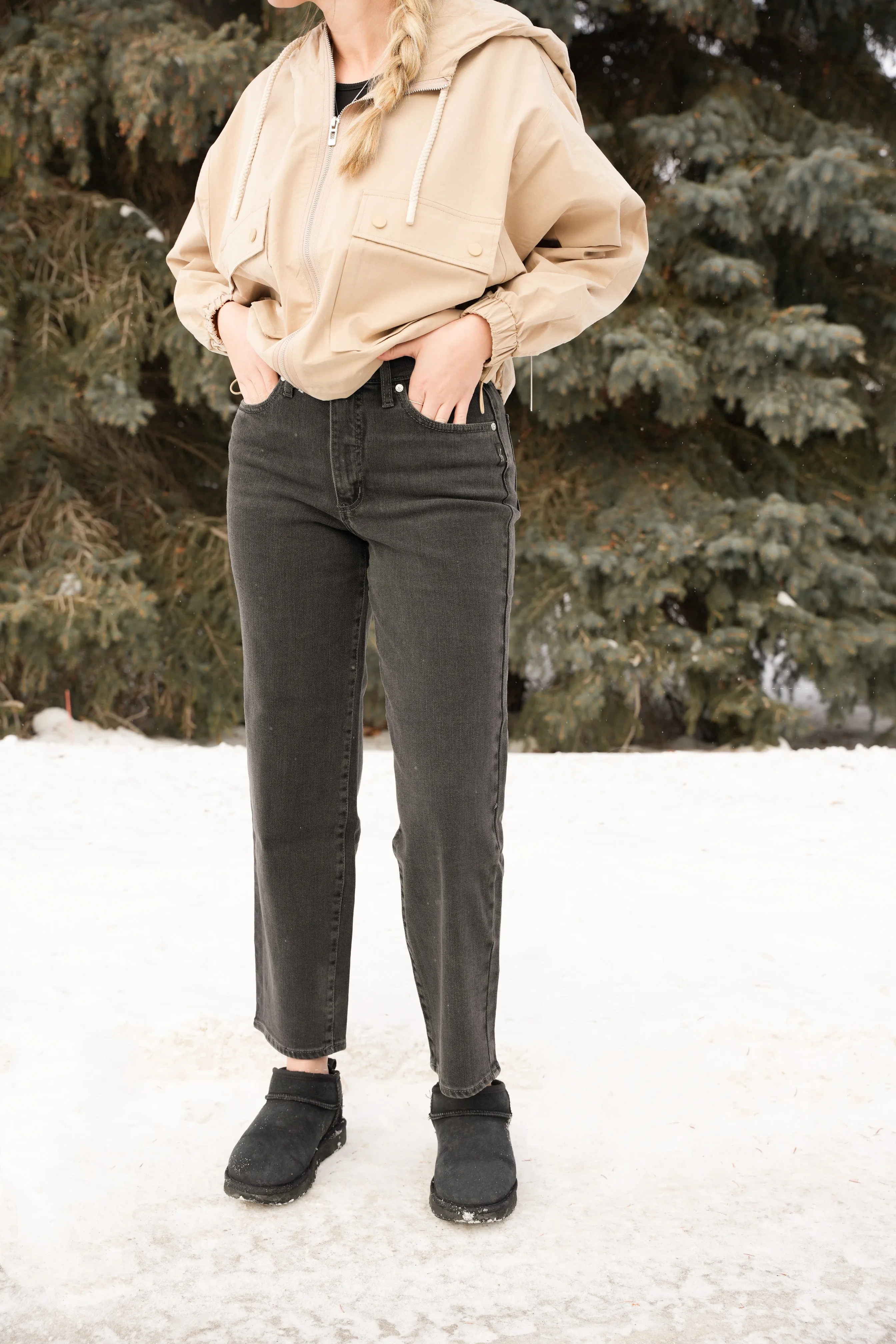 Dad Jean | Black sold by Bella Chic