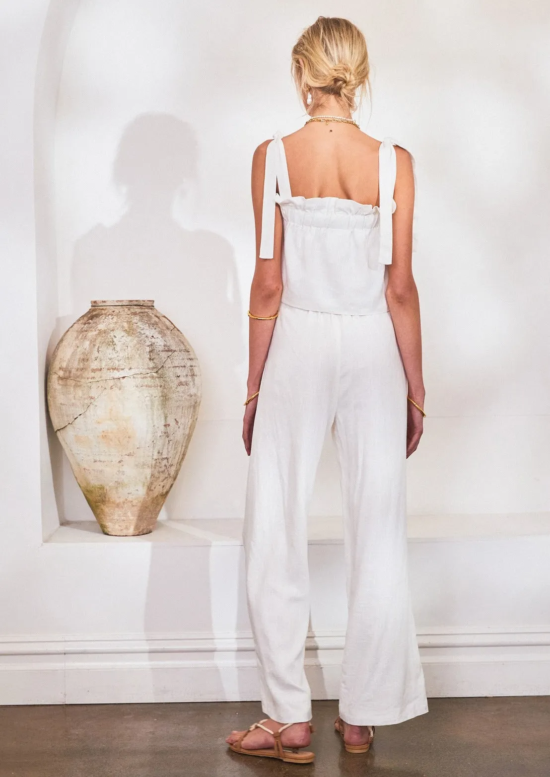 Lost in Lunar Tahani Pants | White sold by Bella Chic product image thumbnail 4