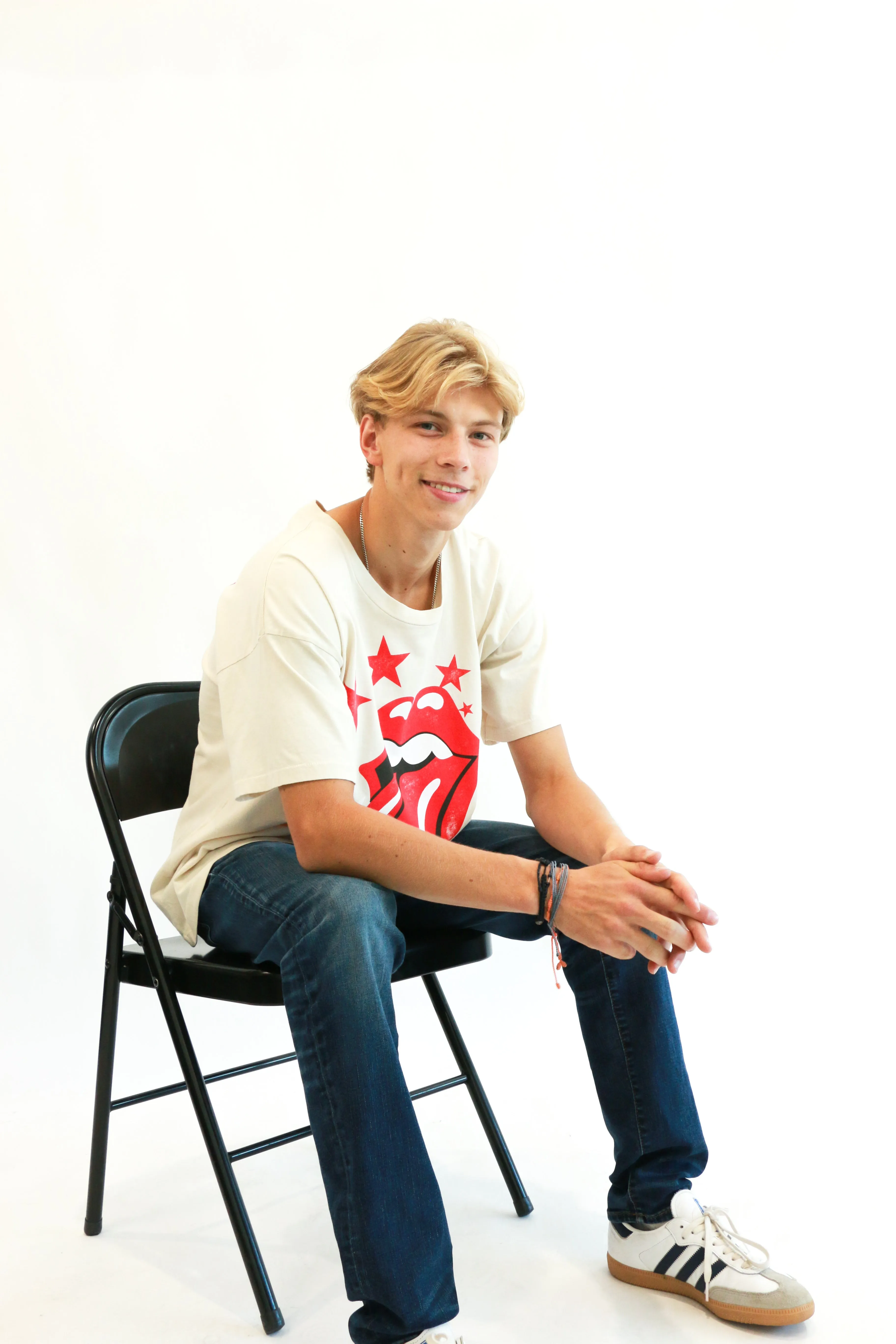 Rolling Stones Stars Merch Tee | Dirty White sold by Bella Chic product image thumbnail 2