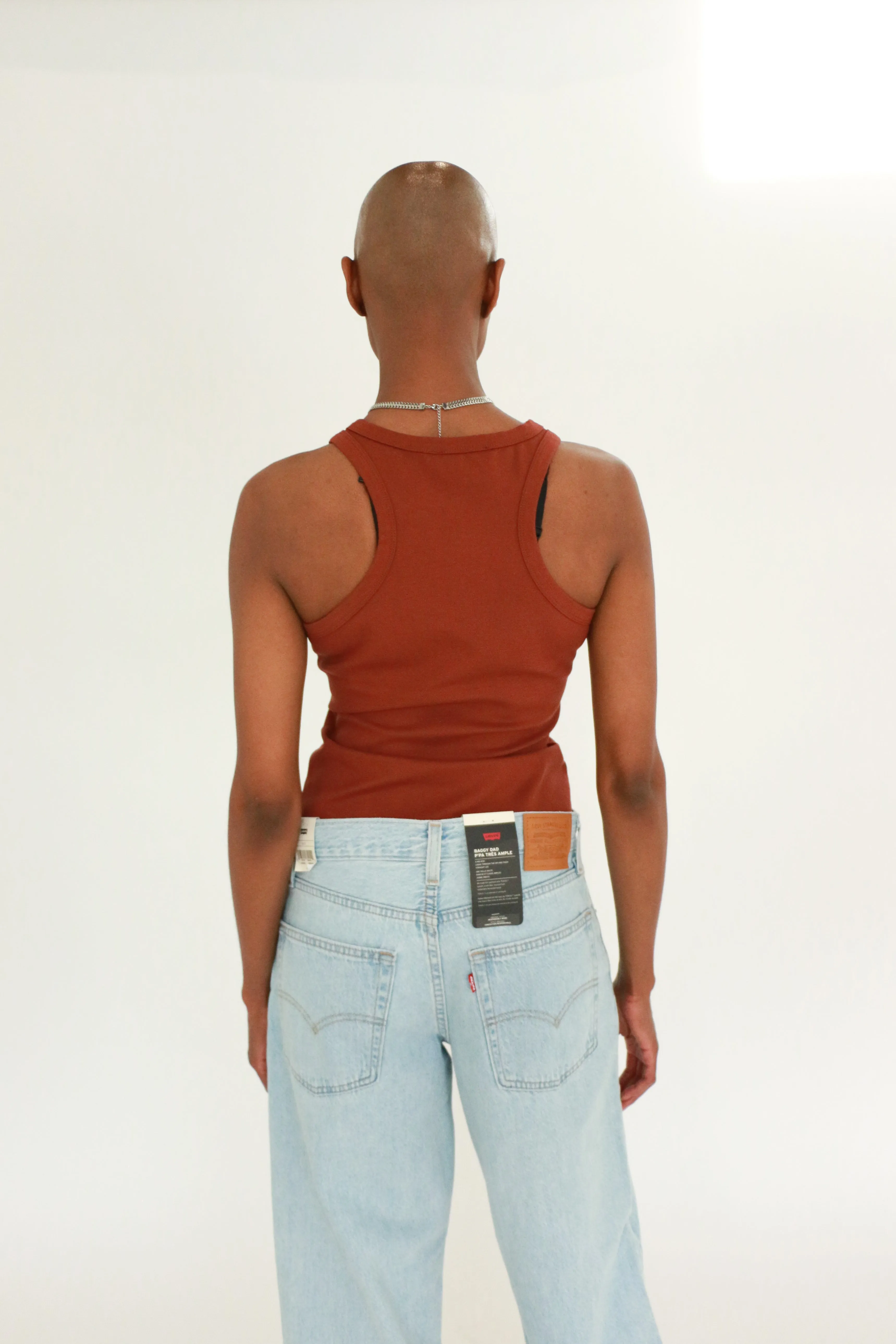 Adina Racer Tank | Dark Picante sold by Bella Chic product image thumbnail 3