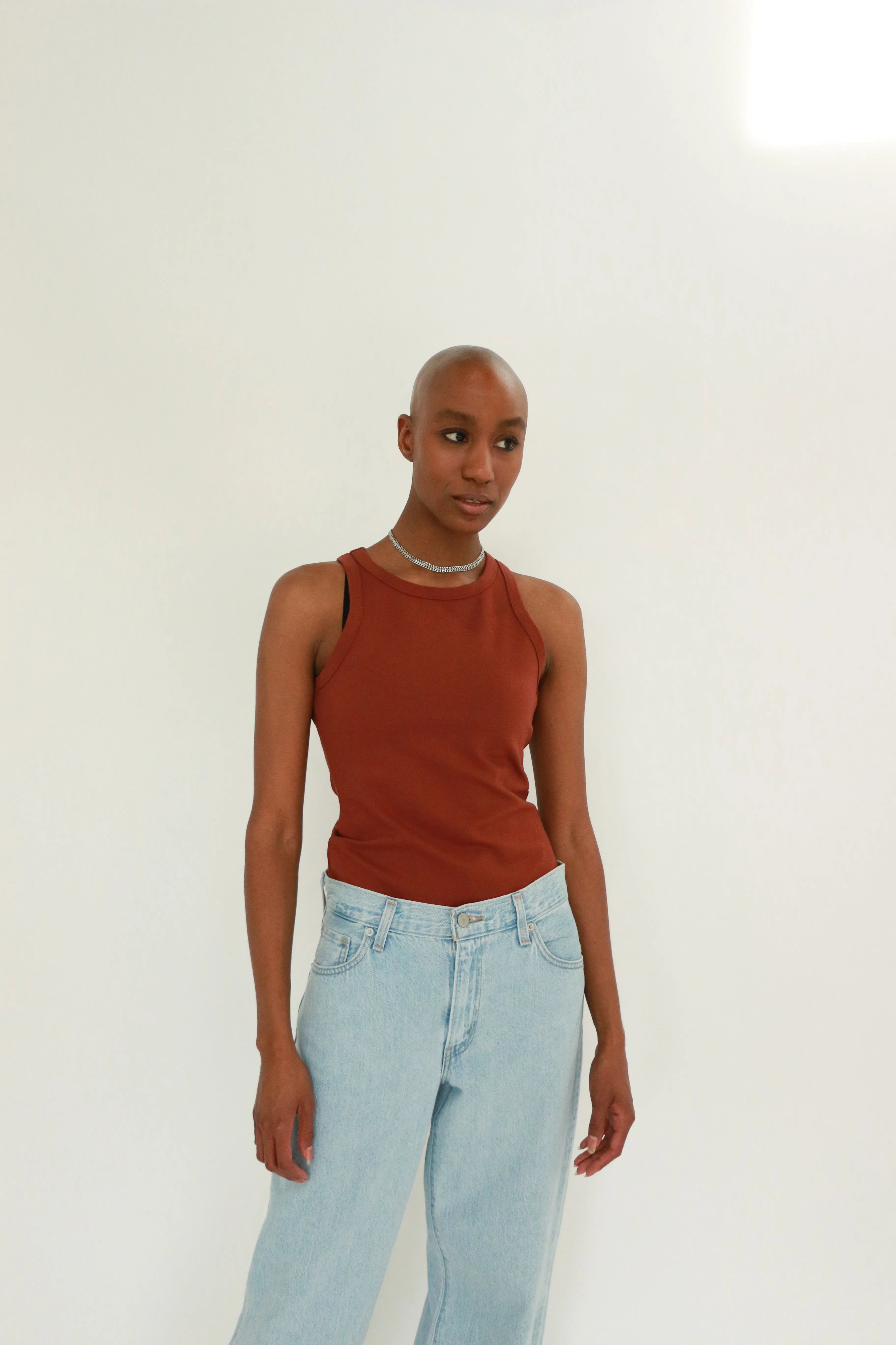 Adina Racer Tank | Dark Picante sold by Bella Chic product image thumbnail 2