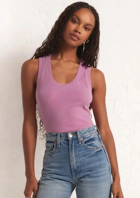 Sirena Rib Tank | Dusty Orchid made by Z Supply