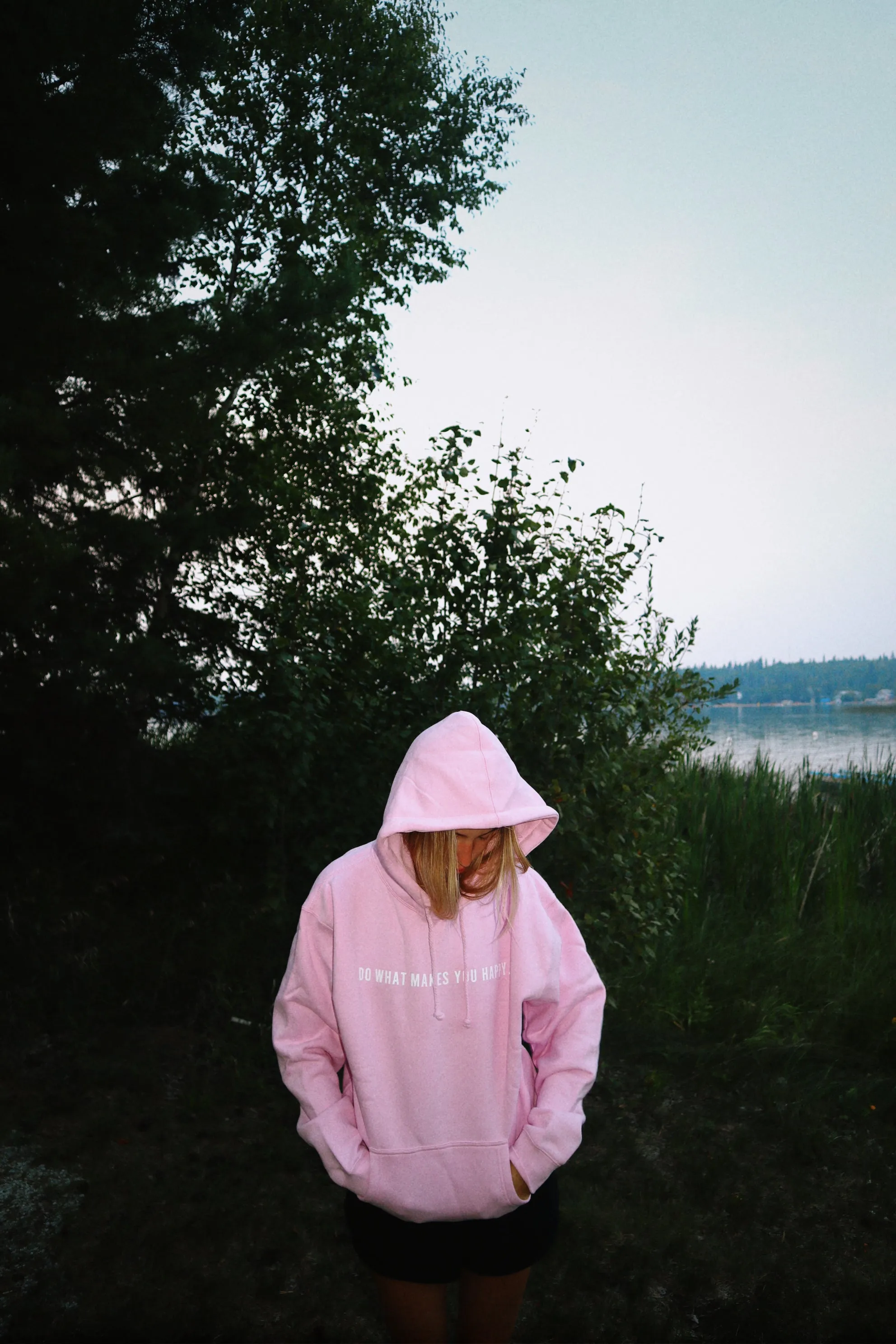 Do What Makes You Happy Hoodie | Pink sold by Bella Chic product image thumbnail 2