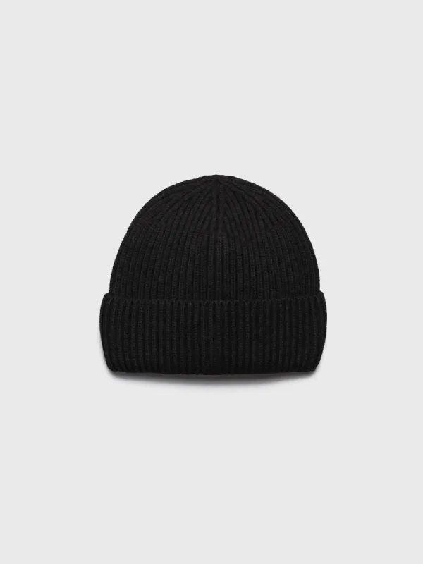 Mayflower Fisherman Beanie | Black sold by Bella Chic