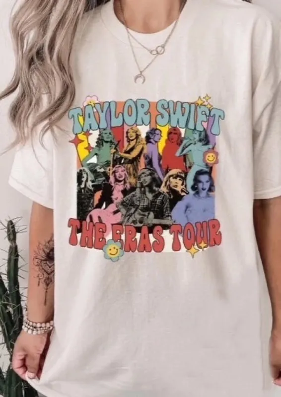 Eras Tour Graphic Tee | White sold by Bella Chic