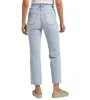 Highly Desirable Straight Jean | Light Indigo sold by Bella Chic