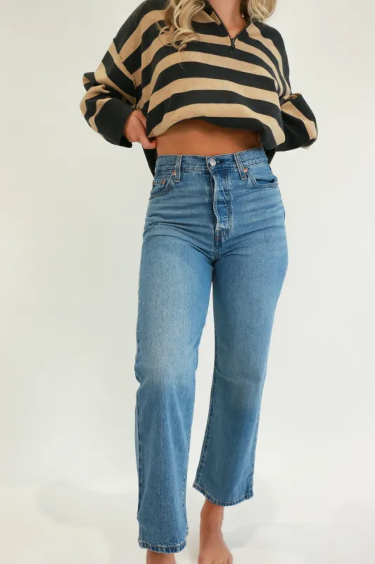 Ribcage Straight Ankle | In The Middle sold by Bella Chic