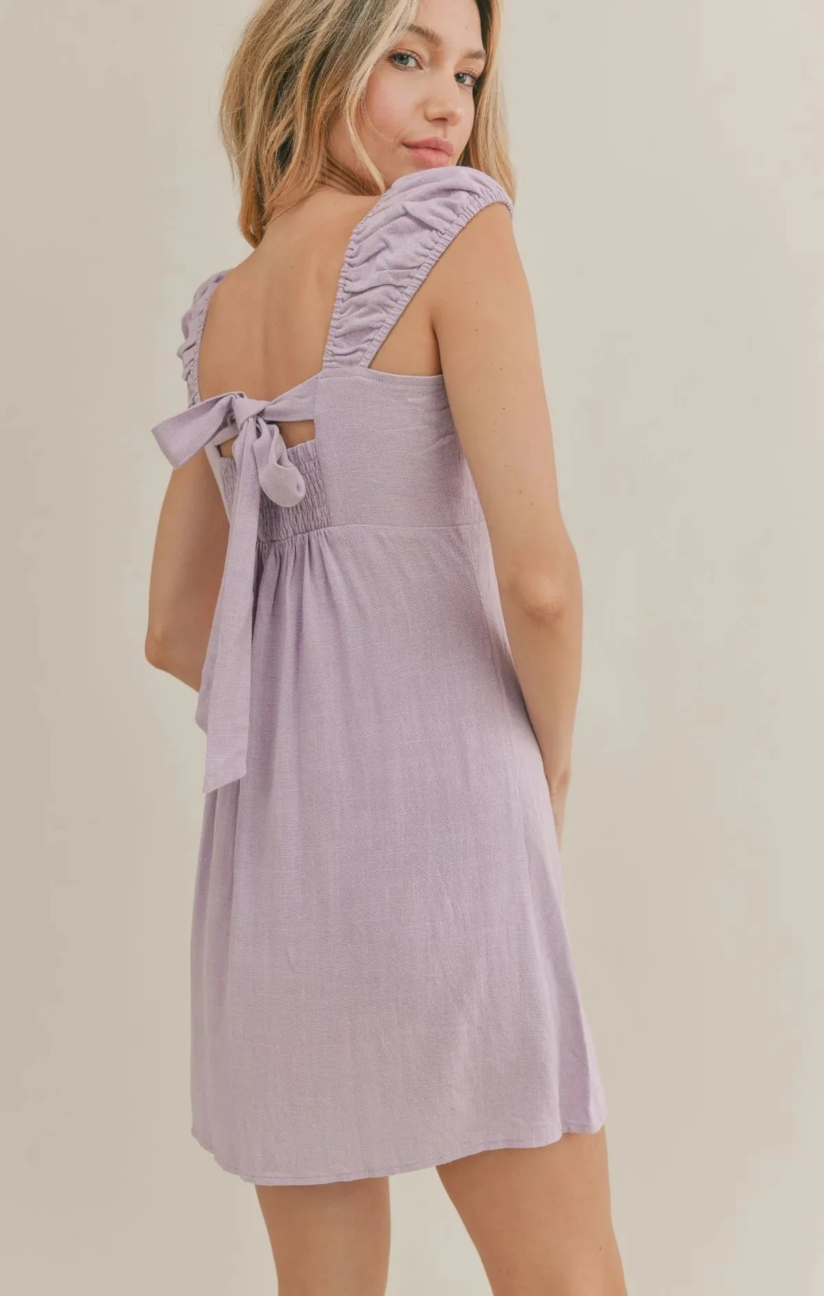 East Hampton Mini Dress | Lavender sold by Bella Chic product image thumbnail 3