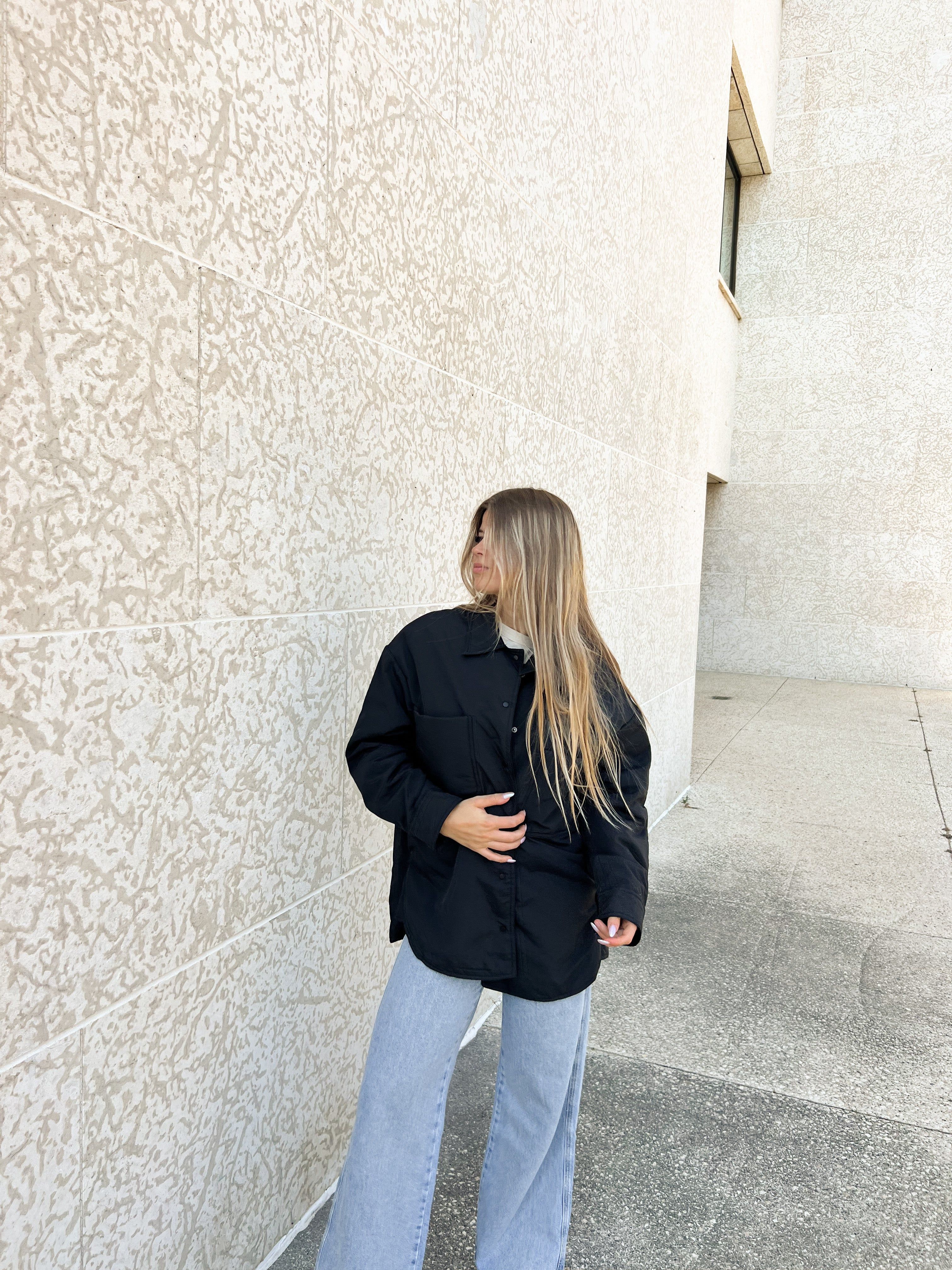 C'est Moi Nylon Jacket | Black sold by Bella Chic product image thumbnail 2