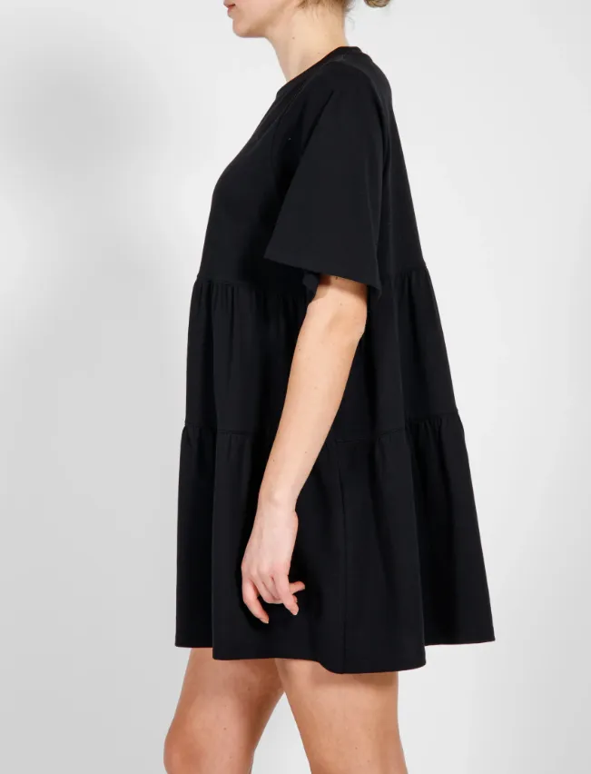 Three Tiered Dress | Black sold by Bella Chic product image thumbnail 5