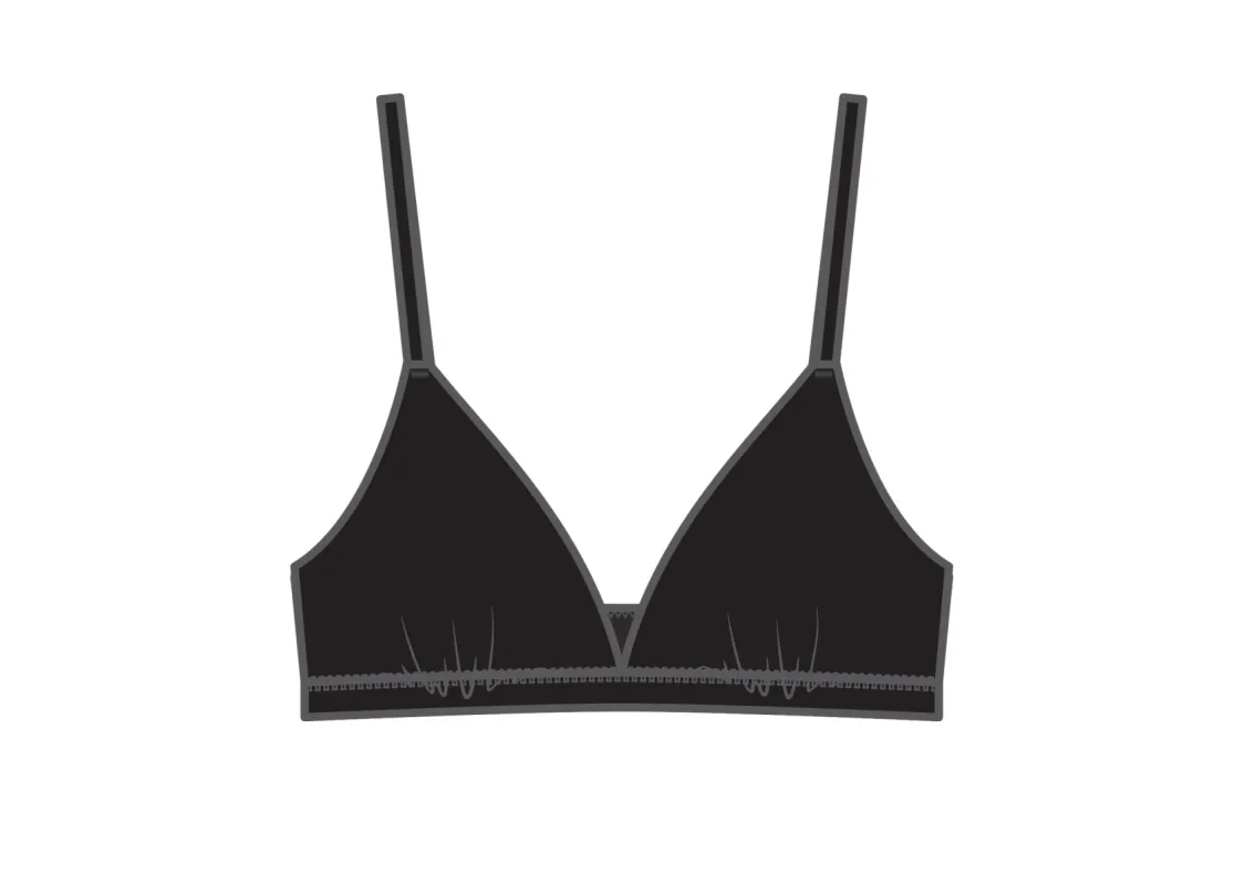 Bradine Bralette | Black sold by Bella Chic