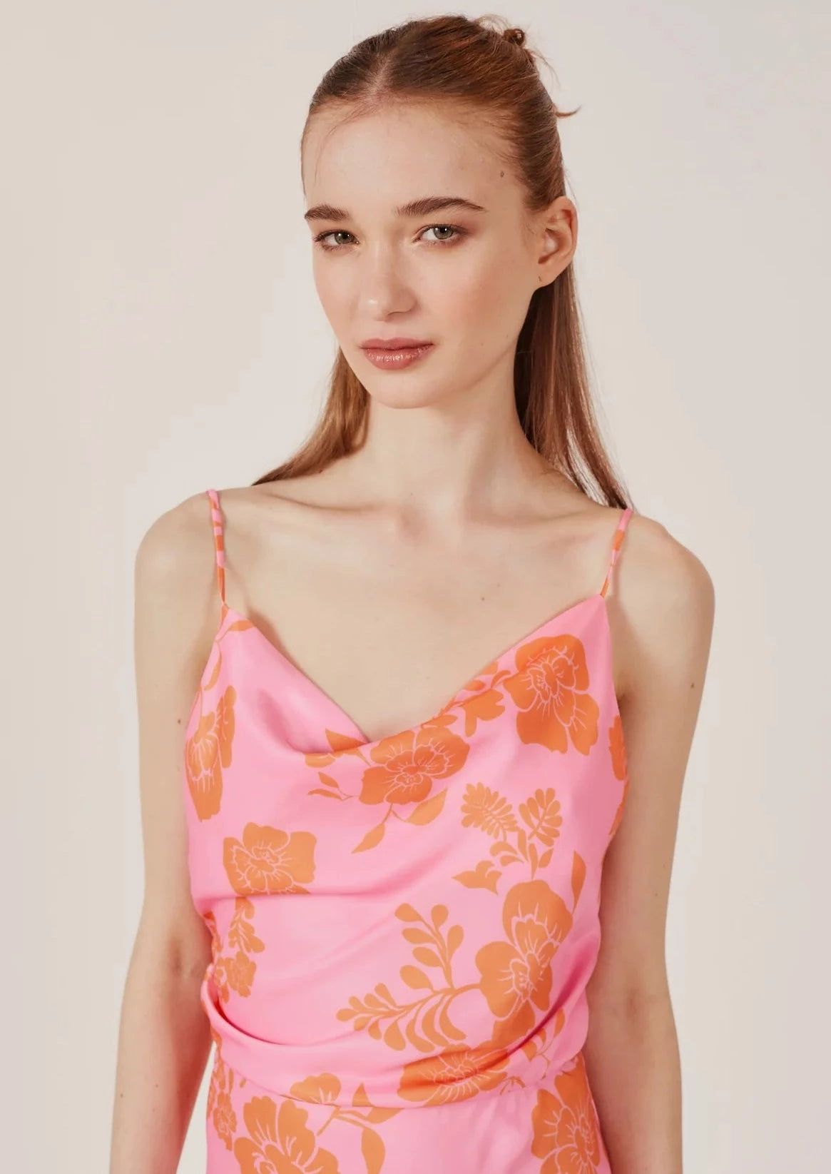 Amalthea Dress | Pink & Orange sold by Bella Chic product image thumbnail 2