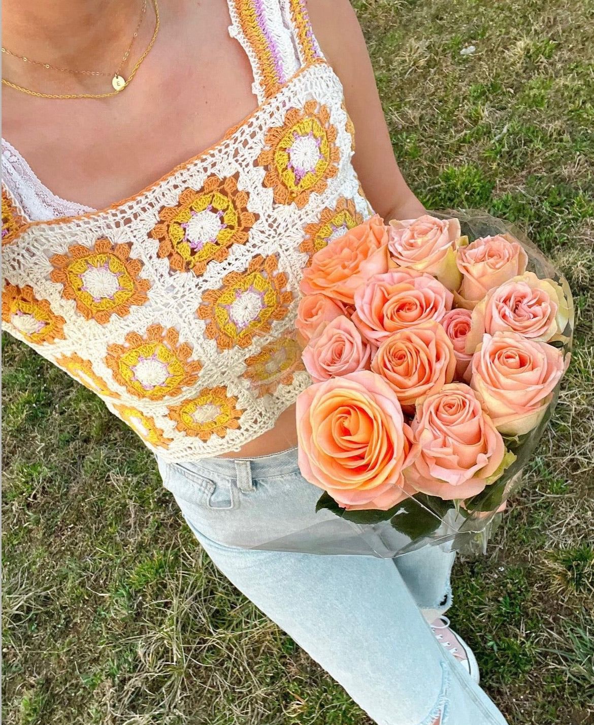 Flower Babe Crochet Tank sold by Bella Chic product image thumbnail 2