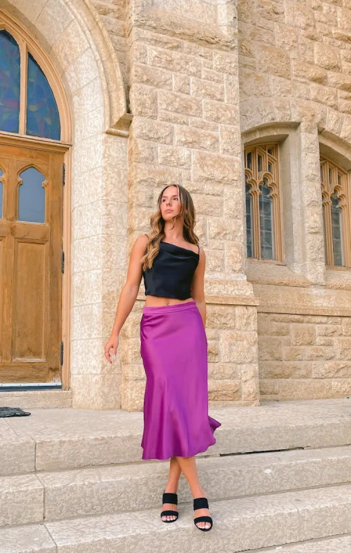 Mele Midi Skirt | Orchid sold by Bella Chic