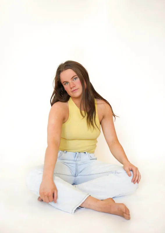 Lily Rib Tank sold by Bella Chic