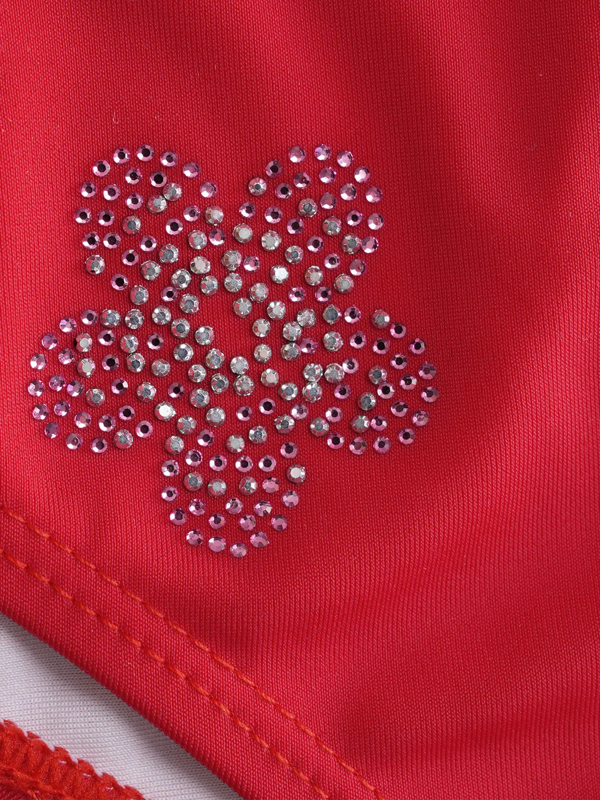 Red Rhinestone Flower Bikini Set sold by Samiol product image thumbnail 4