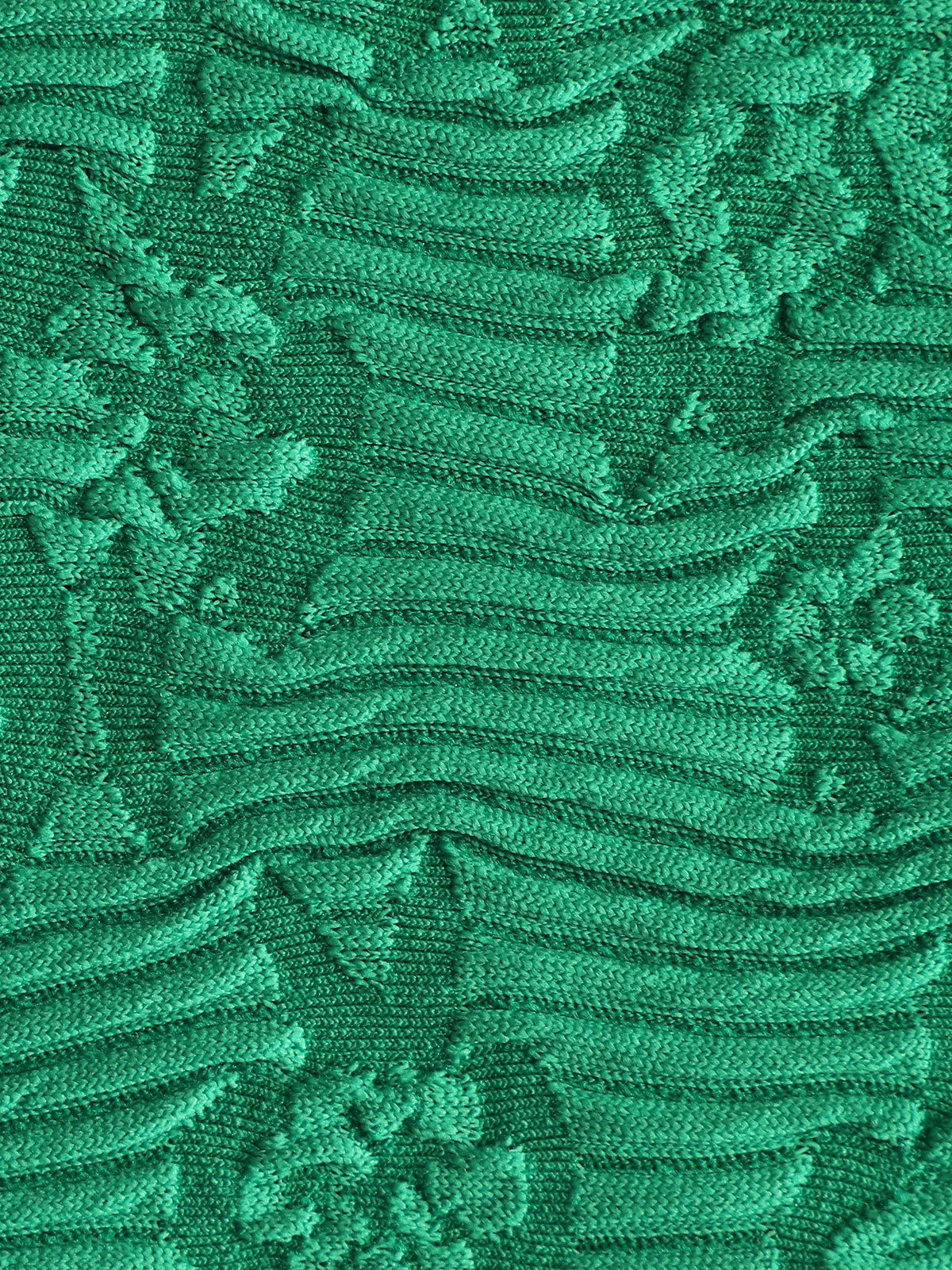 Green Tie Front Jacquard Tankini Set sold by Samiol product image thumbnail 3