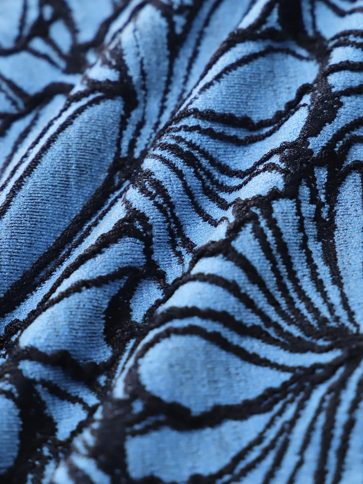 Blue Contrast Shell Pattern Bikini Set sold by Samiol product image thumbnail 4