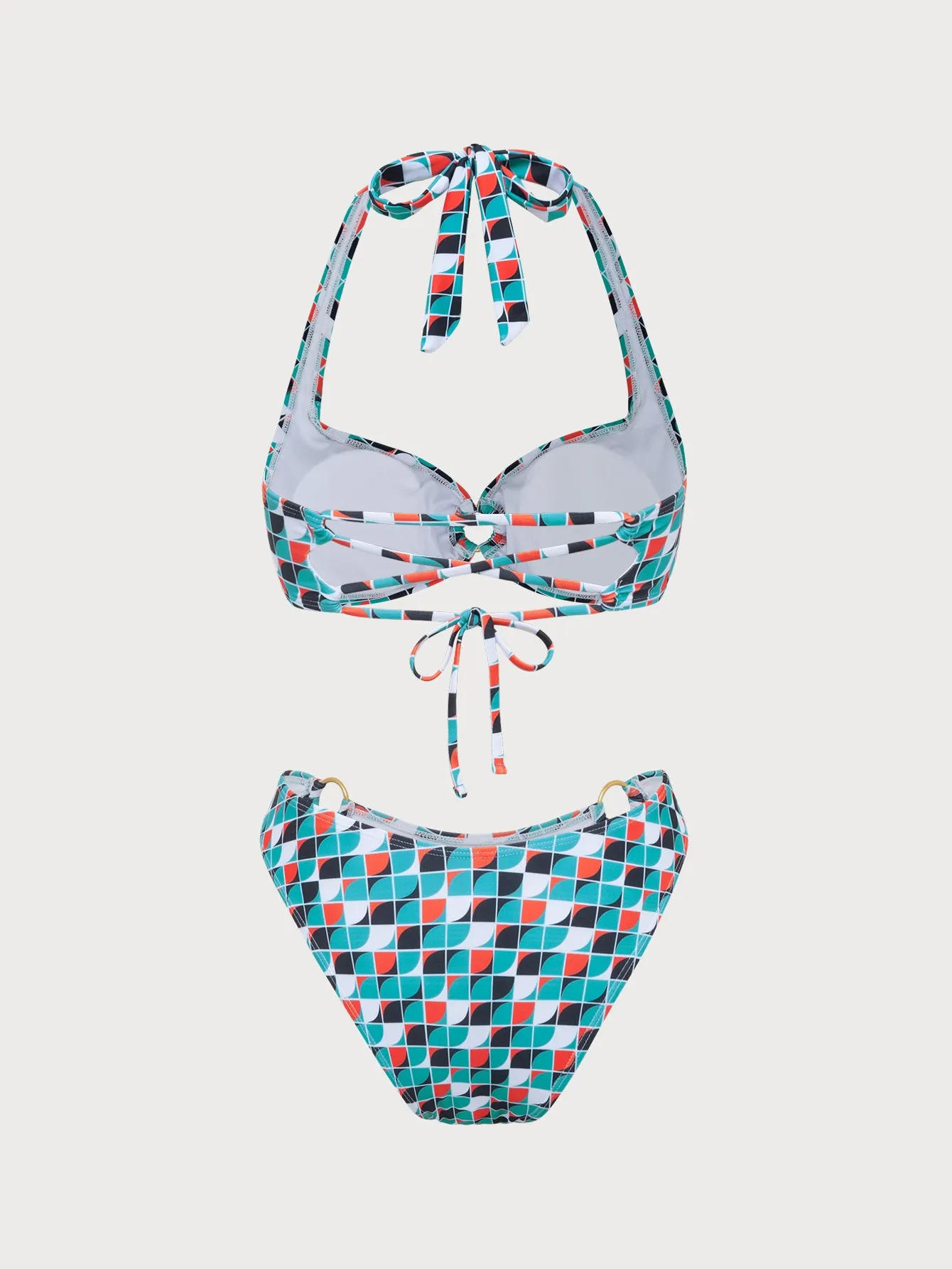 Blue Ring Geometric Bikini Set sold by Samiol product image thumbnail 2
