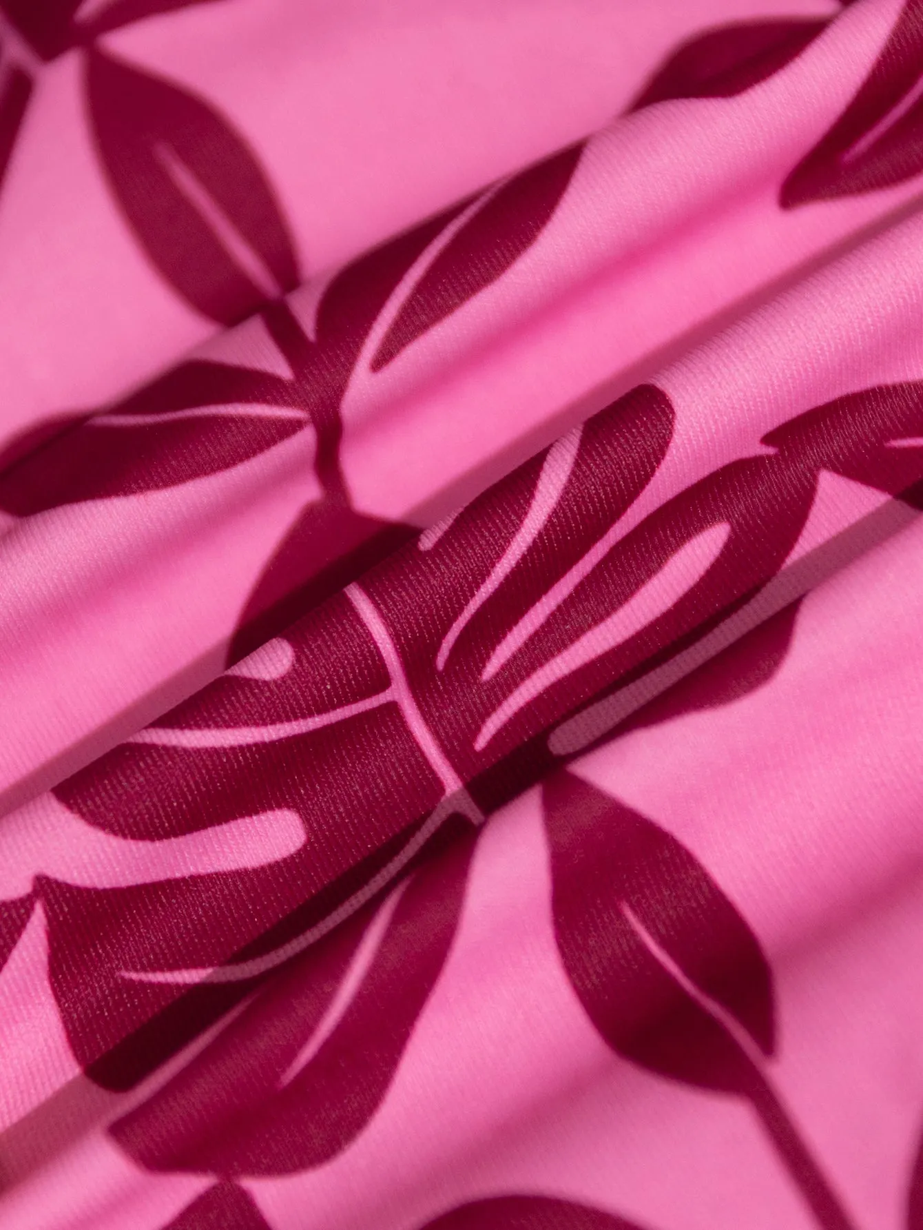 Pink Printed Underwire Contrast Bikini Set sold by Samiol product image thumbnail 3