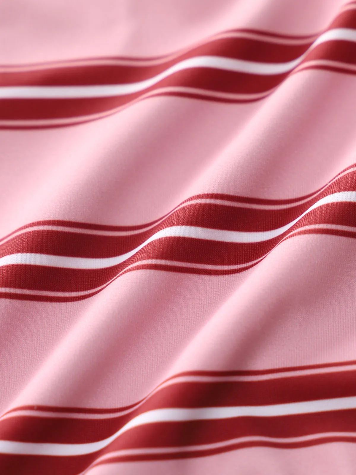 Pink Contrast Stripe Print Bikini Set sold by Samiol product image thumbnail 4