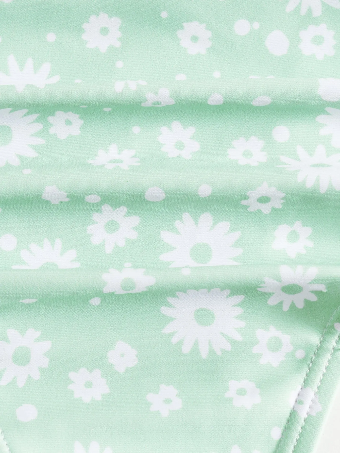 Light Green Ring Hollow Print Bikini Set sold by Samiol product image thumbnail 4