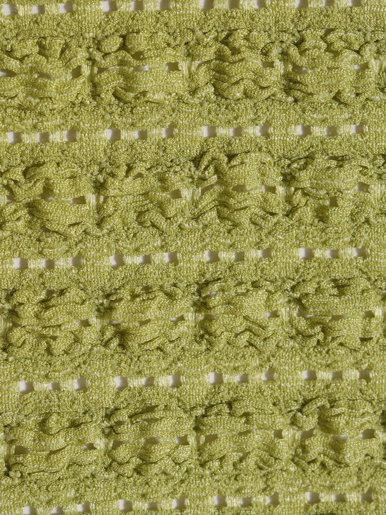 Green Contrast Lace Trim Tie-Front Tankini Set sold by Samiol product image thumbnail 3