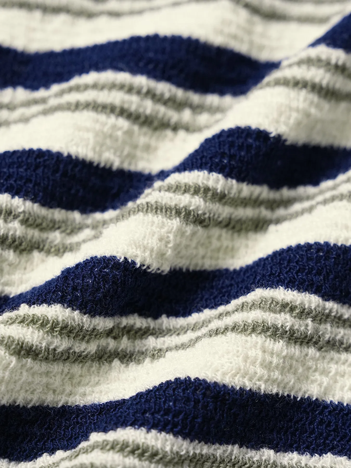Royal Blue Striped Contrast Bikini Set sold by Samiol product image thumbnail 4
