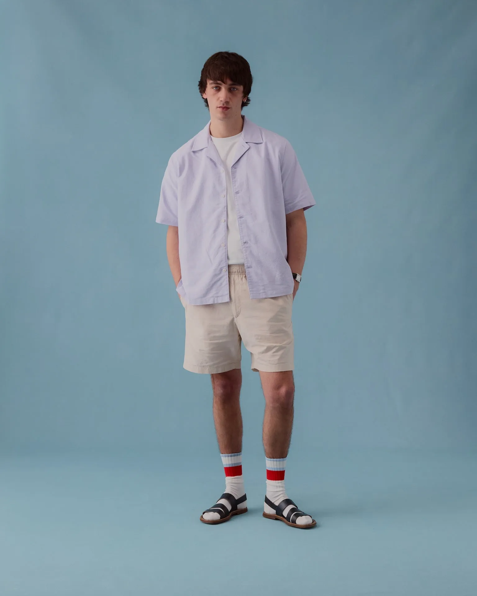 Embroidered Dune Shirt - Purple sold by Fera product image thumbnail 2
