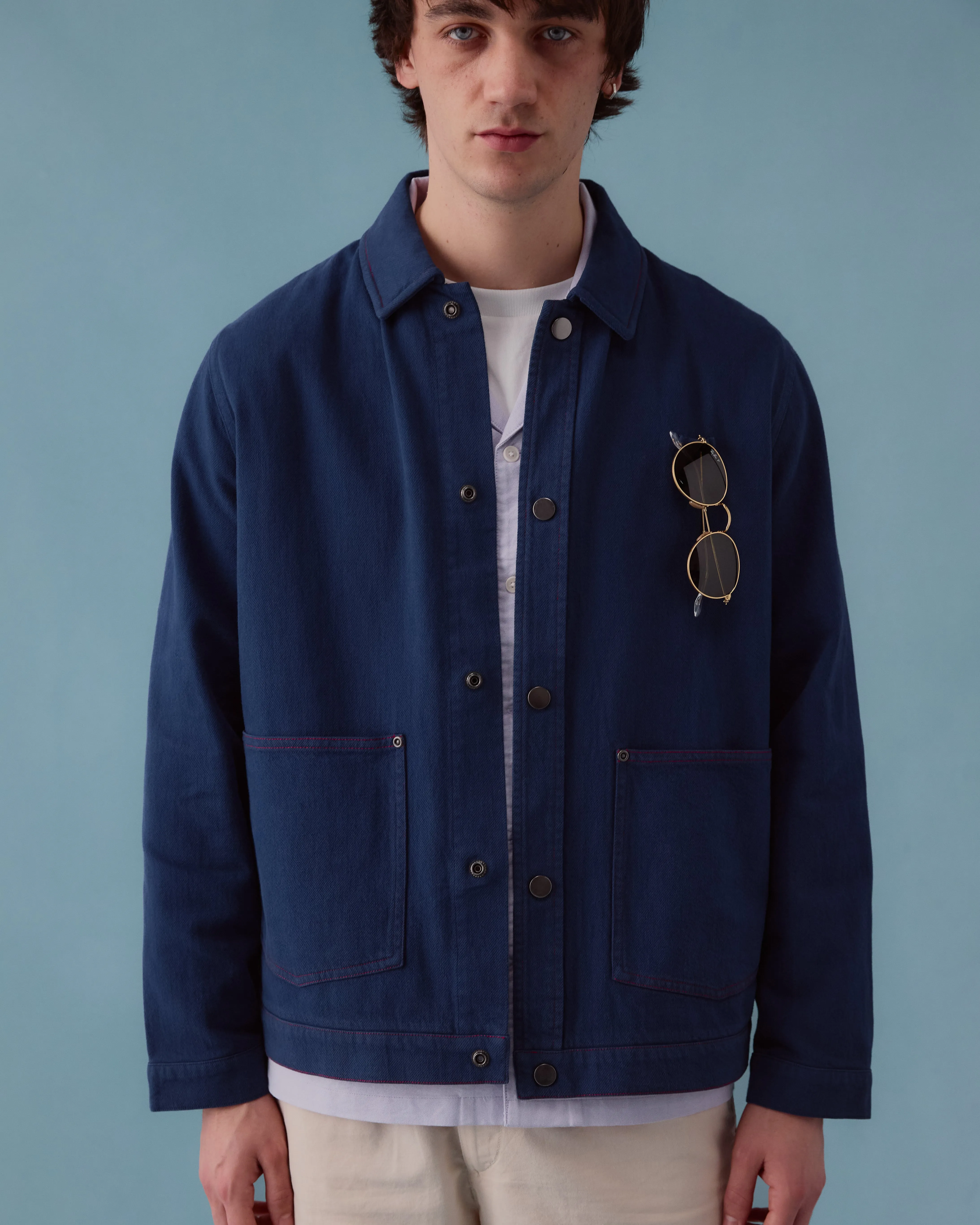 Zephyr Jacket - Washed Navy sold by Fera product image thumbnail 3