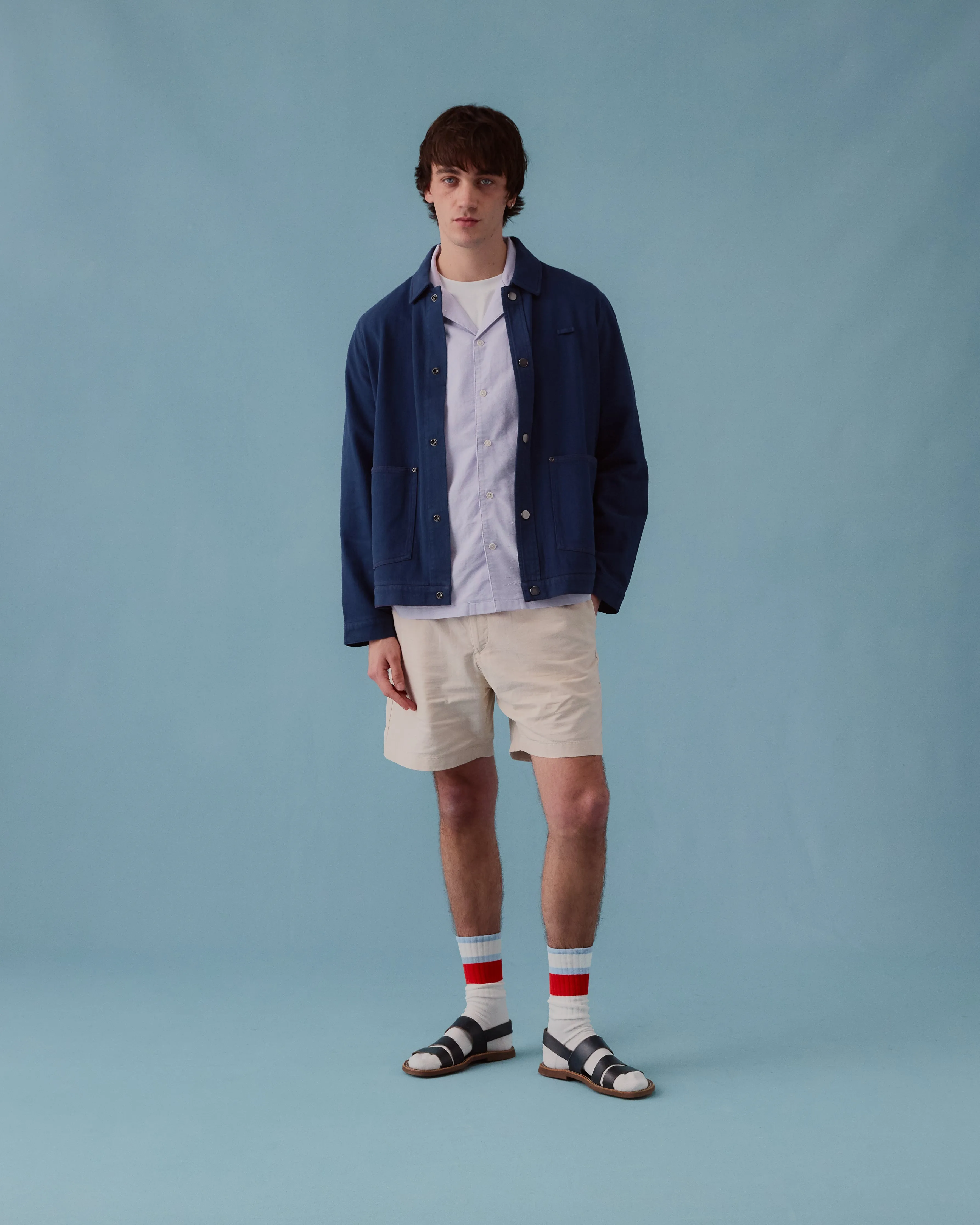 Zephyr Jacket - Washed Navy sold by Fera product image thumbnail 2