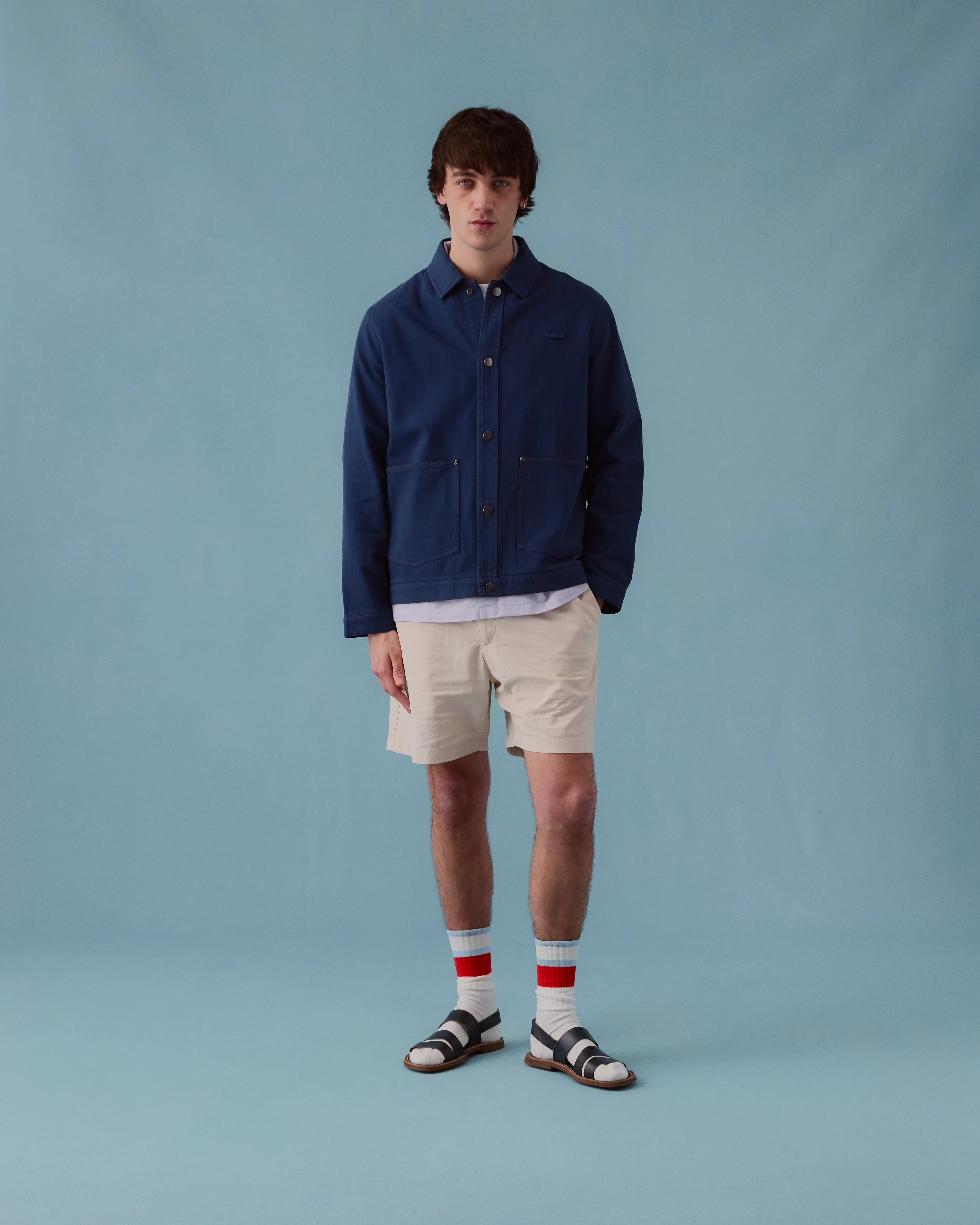 Zephyr Jacket - Washed Navy sold by Fera product image thumbnail 4