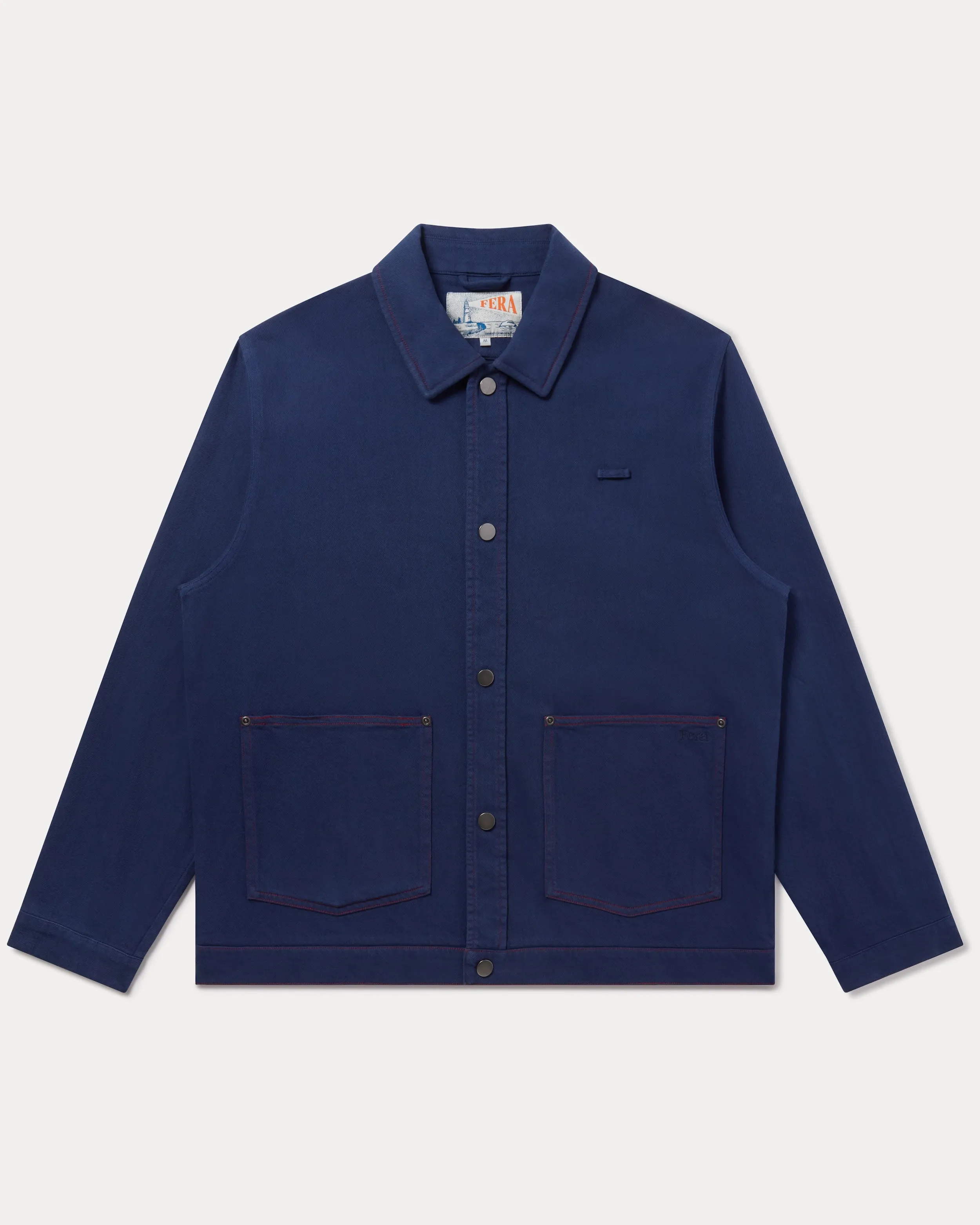 Zephyr Jacket - Washed Navy sold by Fera