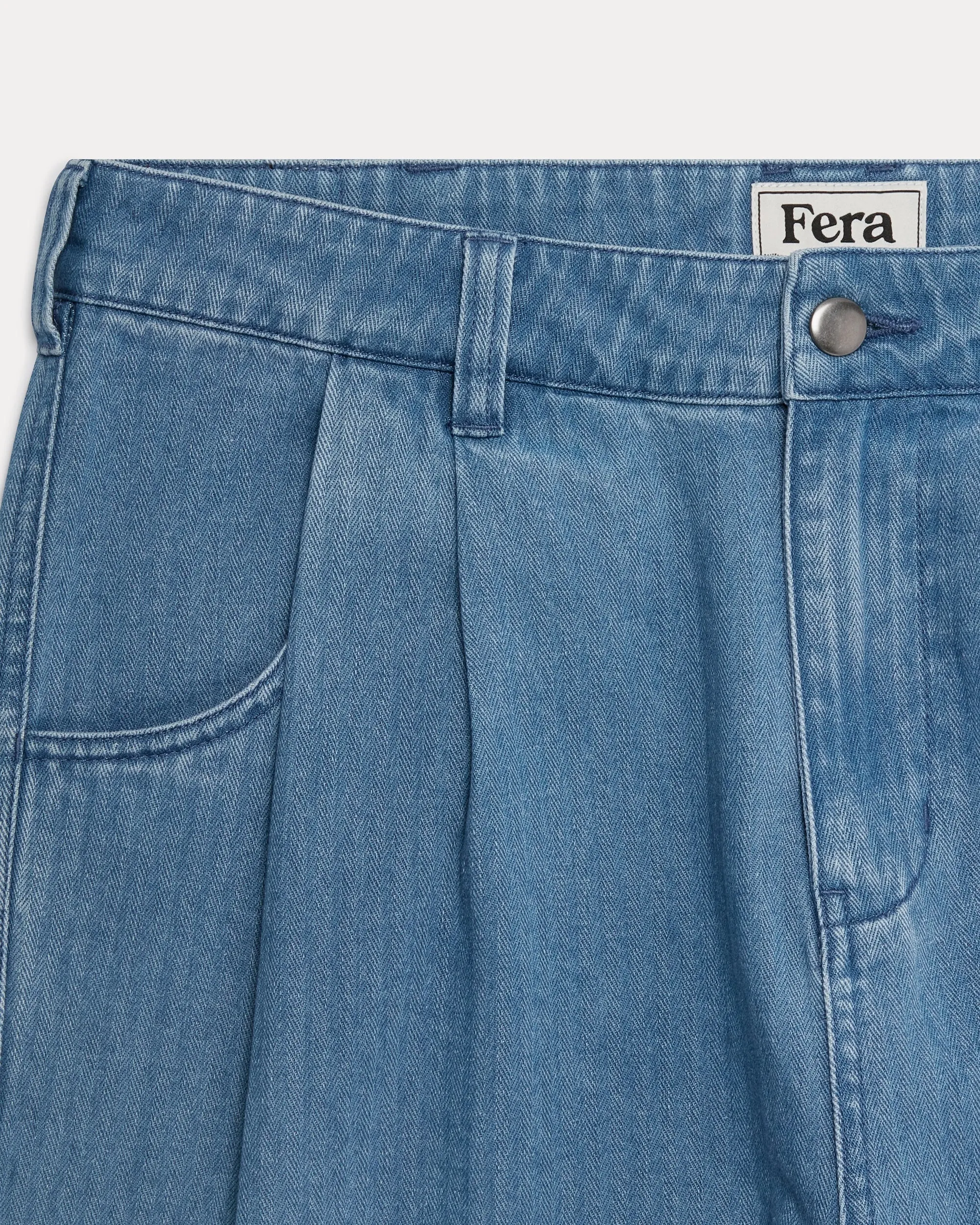 Uniform Trouser - Denim Herringbone sold by Fera product image thumbnail 5