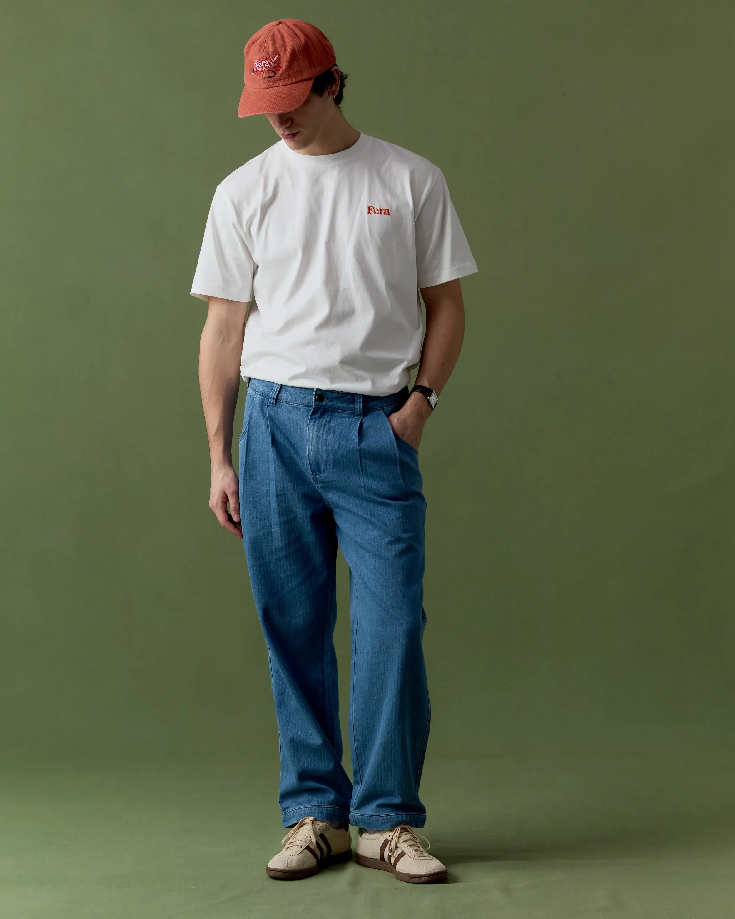 Uniform Trouser - Denim Herringbone sold by Fera product image thumbnail 2