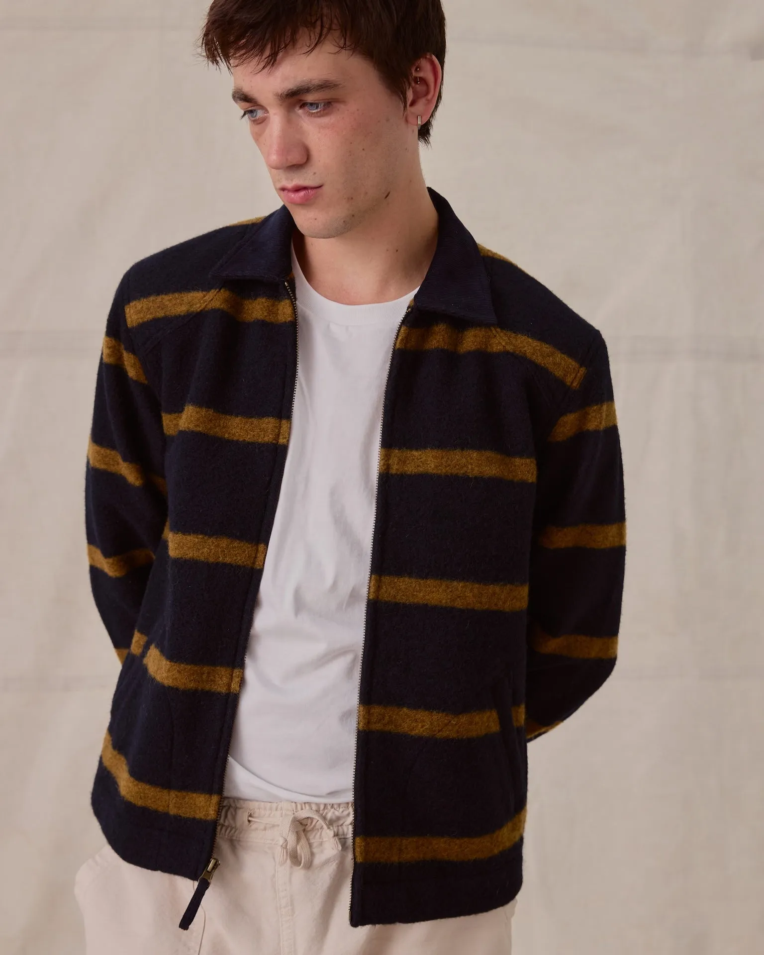 Shire Jacket - Striped Wool sold by Fera product image thumbnail 4