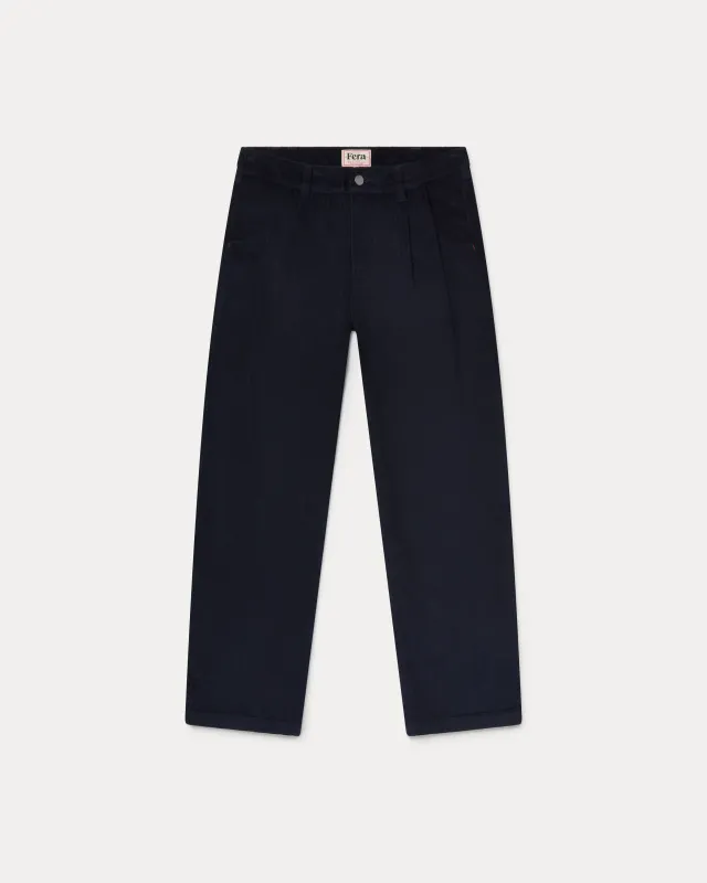 Uniform Trouser - Navy Cord made by Fera