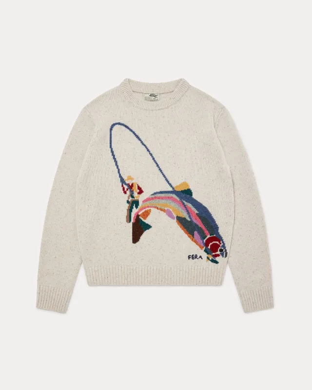 Double Haul Knit - Ecru made by Fera
