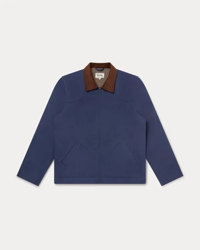 Shire Jacket - Blanket Lined - Washed Navy made by Fera