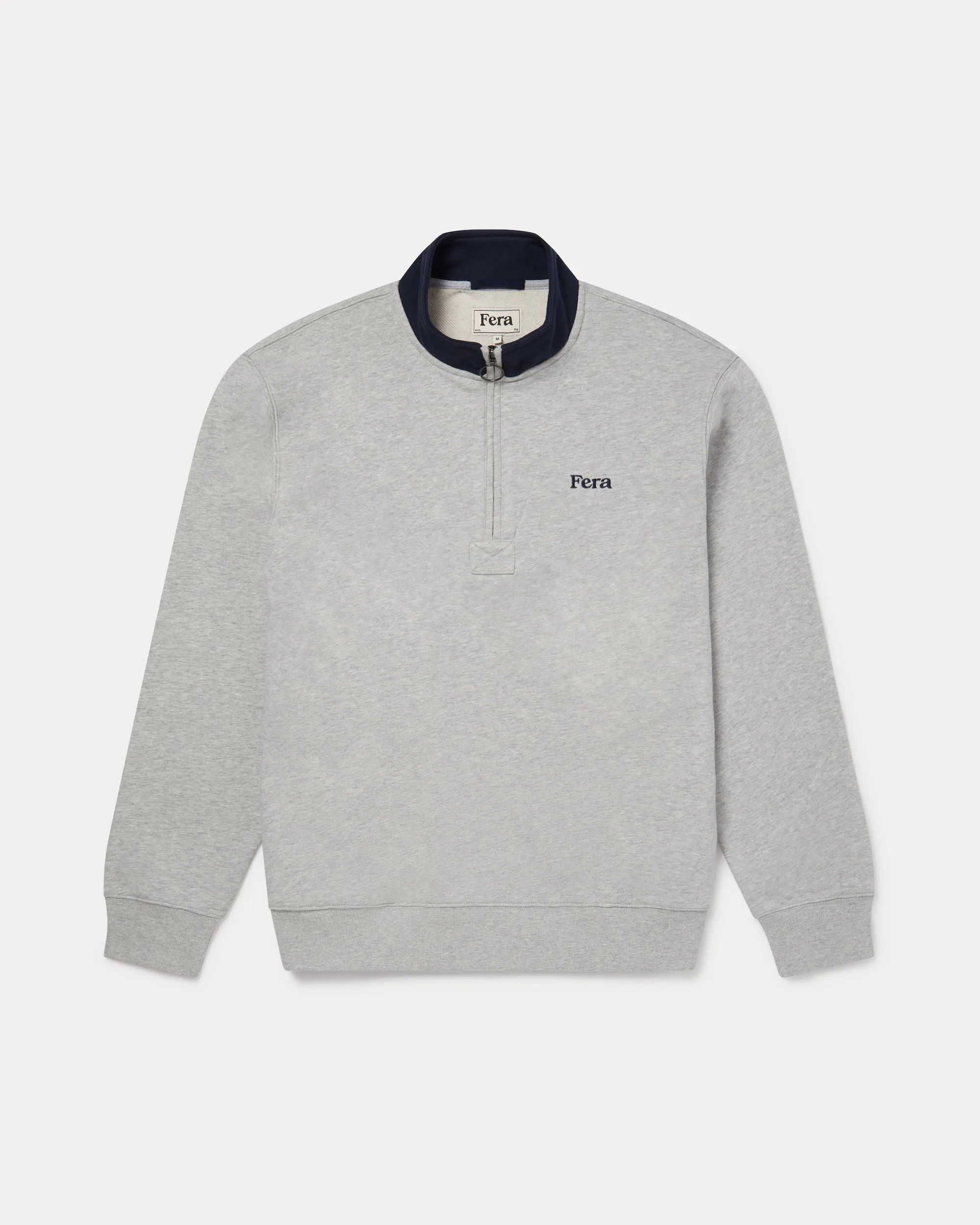 Quarter Zip - Grey sold by Fera