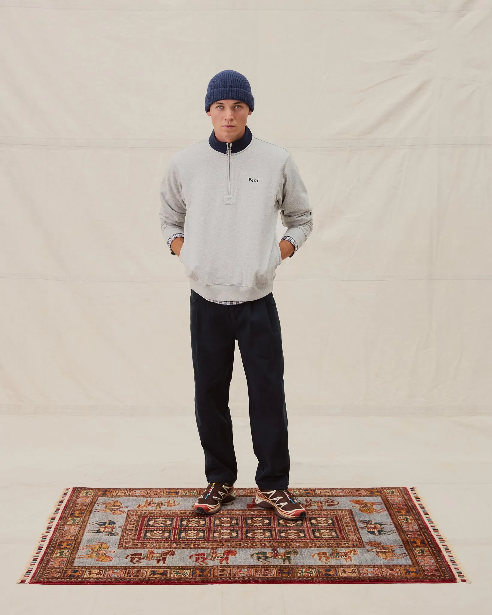 Quarter Zip - Grey sold by Fera product image thumbnail 4