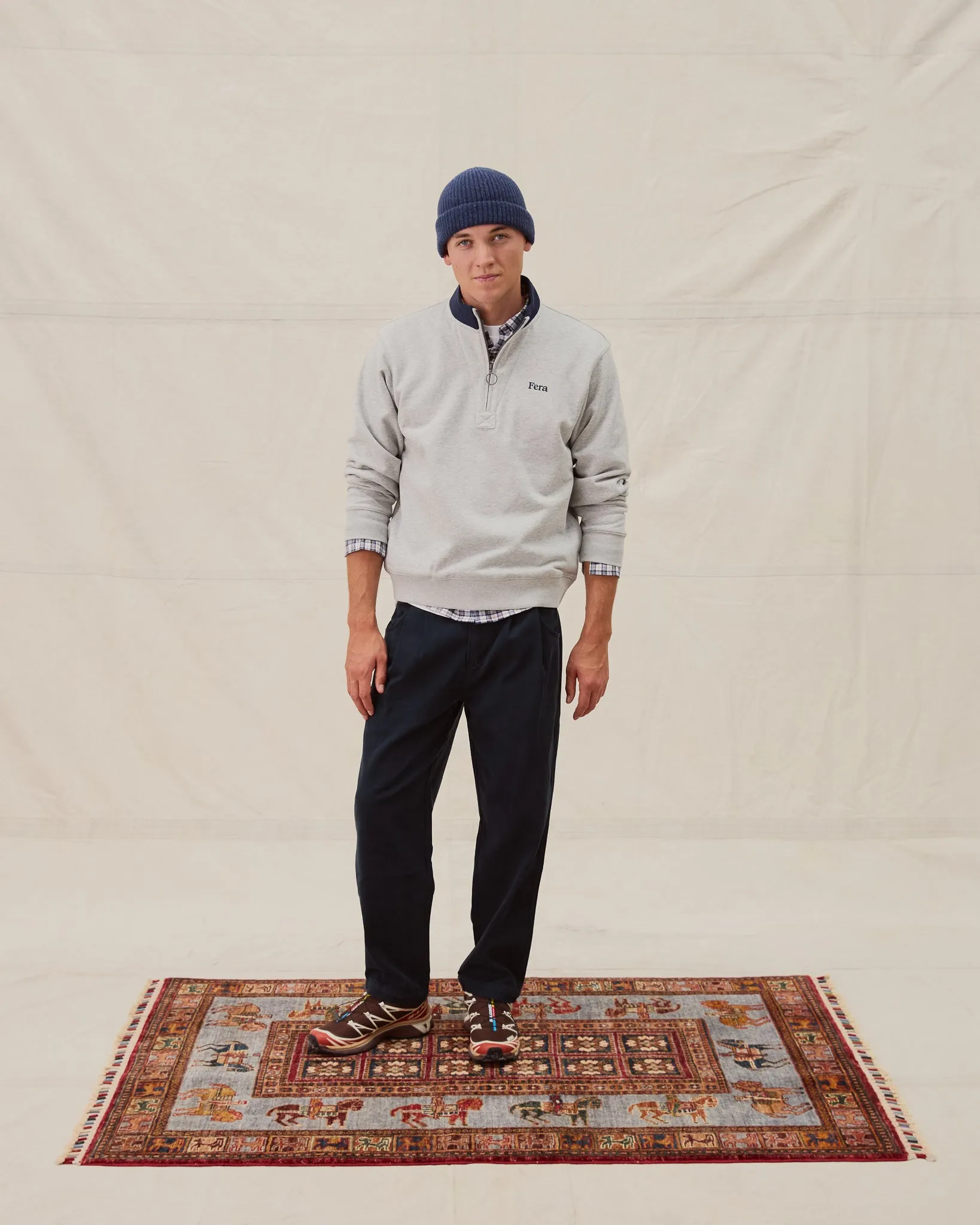 Quarter Zip - Grey sold by Fera product image thumbnail 2
