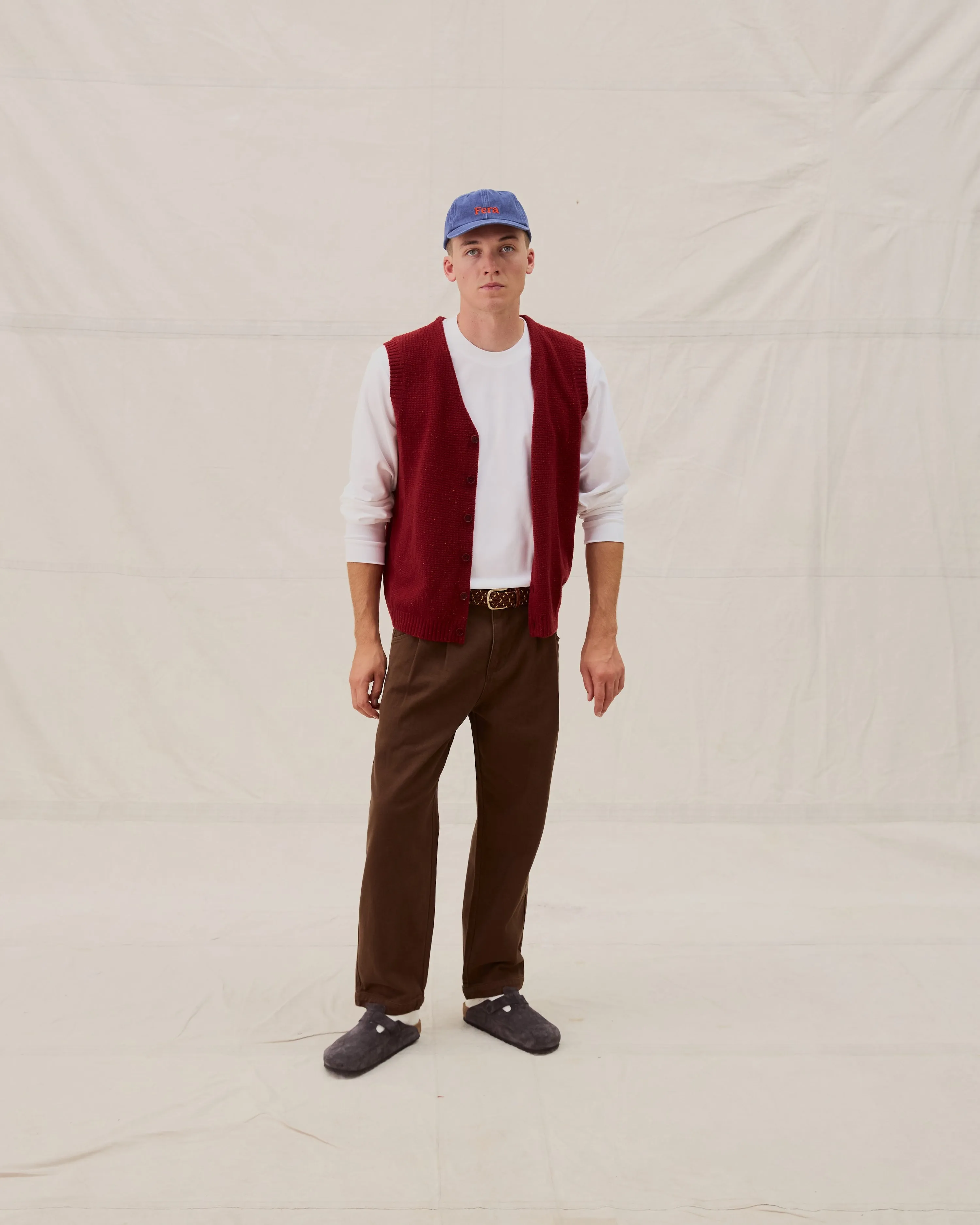 Curlew Merino Vest - Bonfire sold by Fera product image thumbnail 3
