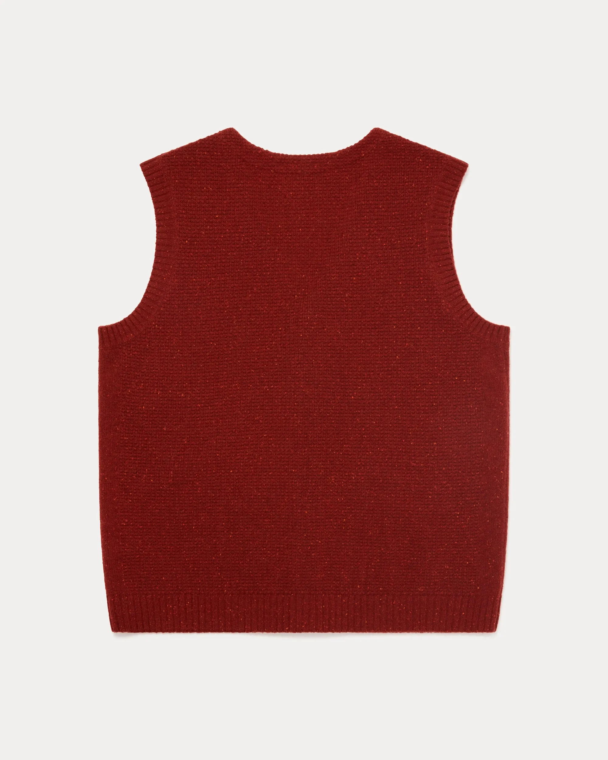 Curlew Merino Vest - Bonfire sold by Fera product image thumbnail 5