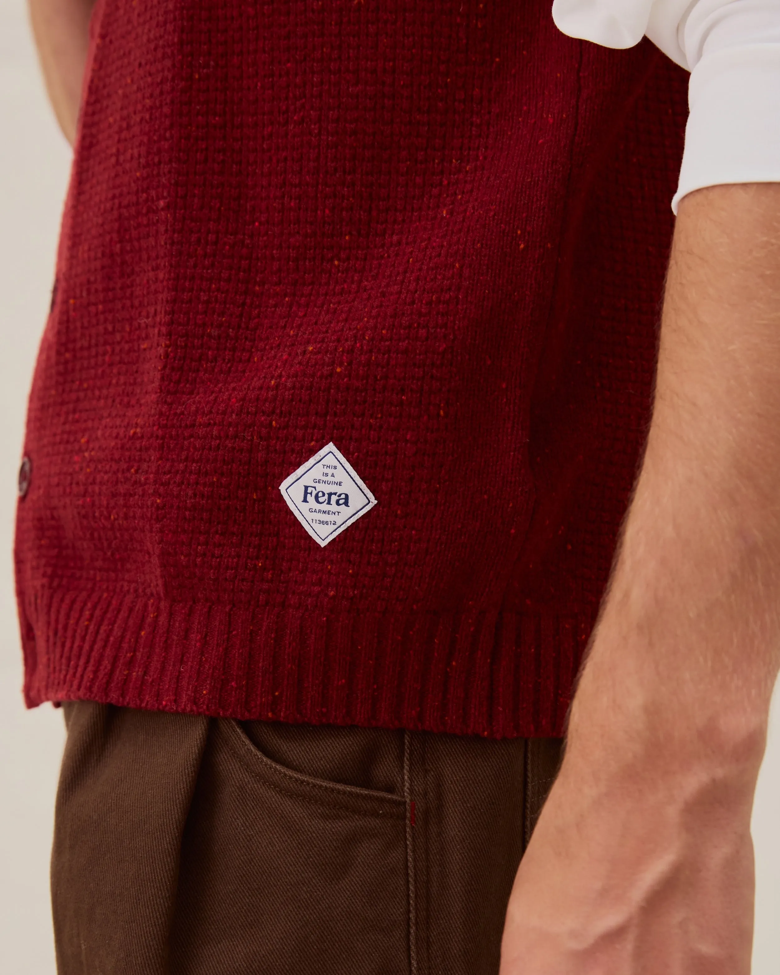 Curlew Merino Vest - Bonfire sold by Fera product image thumbnail 4