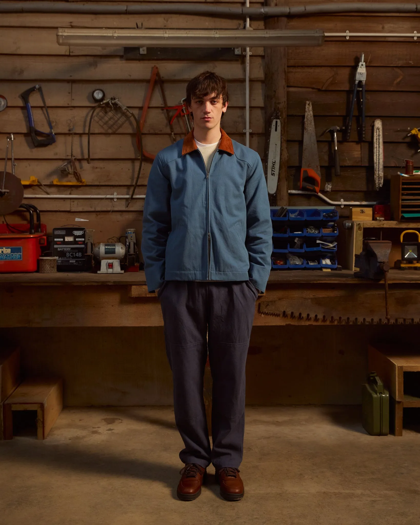 Shire Jacket - Canvas Lined - Blue sold by Fera product image thumbnail 4