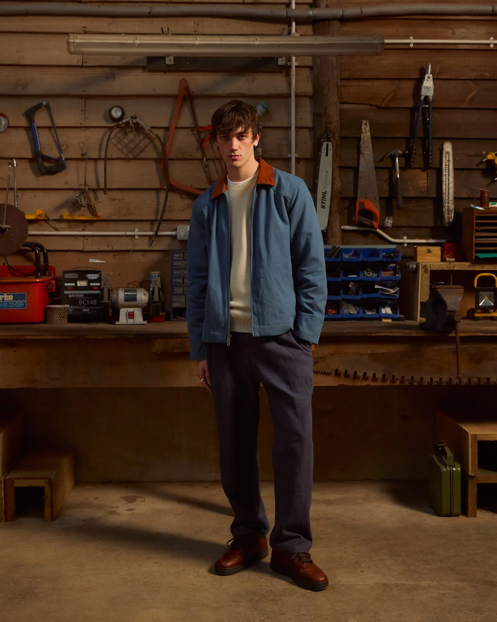 Shire Jacket - Canvas Lined - Blue sold by Fera product image thumbnail 2