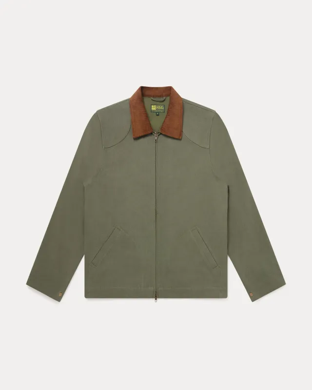 Shire Jacket - Canvas Lined - Green made by Fera