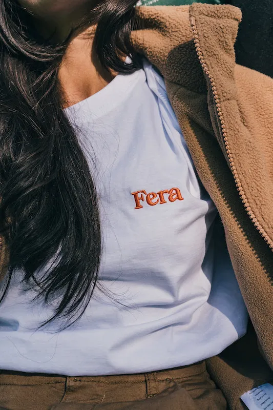 Embroidered T-Shirt - White sold by Fera product image thumbnail 3